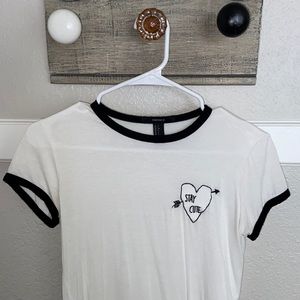 Forever 21 Stay cute Crop top